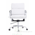 Hot item low Back Softpad Office Chair /Swivel PU or Leather Executive Chair/white leather office furniture